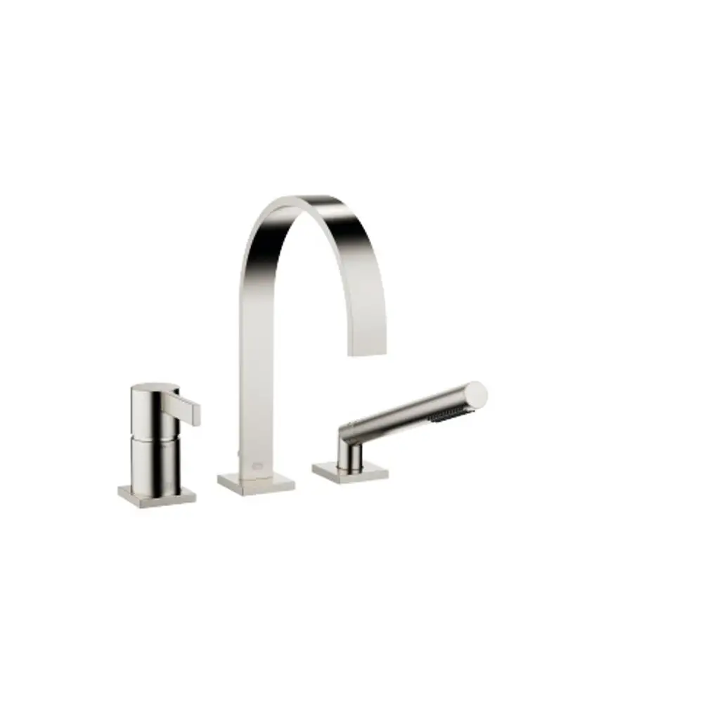 Dornbracht-MEM-Wannen-Dreiloch-Einhandbatterie-Ausladung 220mm-platin gebürstet, 27412782-06 Galeriebild 1